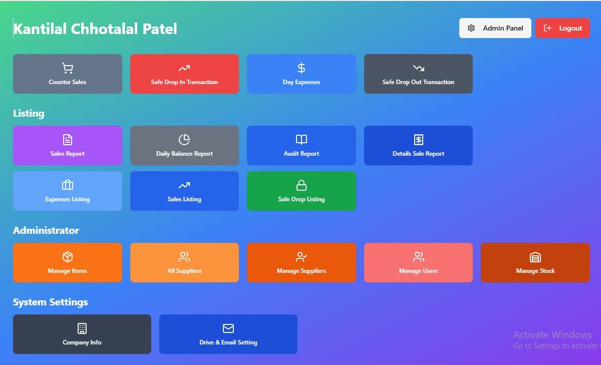 Reinsoft Portfolio: POS Custom Software POS Custom Software - POS Custom Software Project by Reinsoft